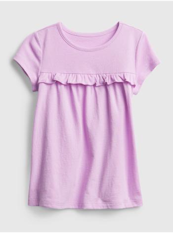 Růžové holčičí dětské tričko ss ptf tunic