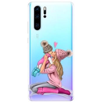 iSaprio Kissing Mom - Blond and Girl pro Huawei P30 Pro (kmblogirl-TPU-HonP30p)