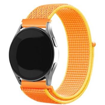 Eternico Airy Universal Quick Release 20mm Carrot Orange and Yellow edge    (AET-UN20AY-CaOrY)