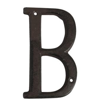 Nástěnné kovové písmeno B - 13 cm 6Y0840-B