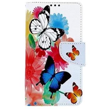 TopQ iPhone 11 knížkové Barevné s motýlky 49782 (Sun-49782)