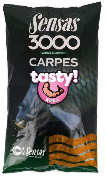 Sensas Krmítková směs 3000 Carp Tasty 1kg - Krill