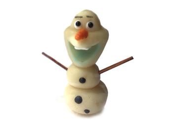 Sněhulák - marcipánová figurka na dort - Frischmann