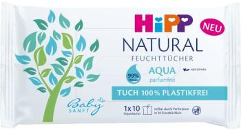 HiPP Babysanft Čistící vlhčené ubrousky Natural Aqua 10 ks
