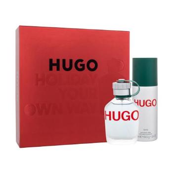 HUGO BOSS Hugo Man dárková kazeta toaletní voda 75 ml + deodorant 150 ml pro muže
