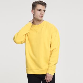 Urban Classics Oversized Open Edge Crew chrome yellow - S