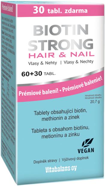 Vitabalans Biotin Strong Hair&Nail 60+30 tablet 90 tablet