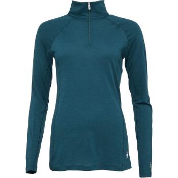 Smartwool W CLASSIC ALL-SEASON MERINO BL 1/4 ZIP B Dámské triko, modrá, velikost