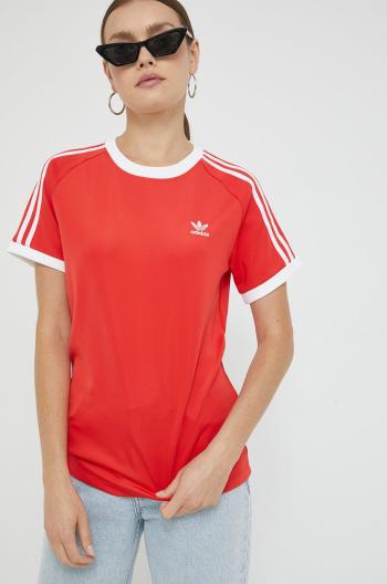 Tričko adidas Originals červená barva