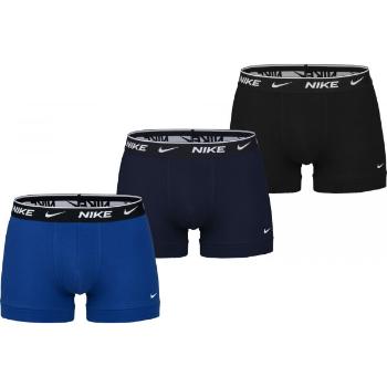 Nike EDAY COTTON STRETCH Pánské boxerky, tmavě modrá, velikost L