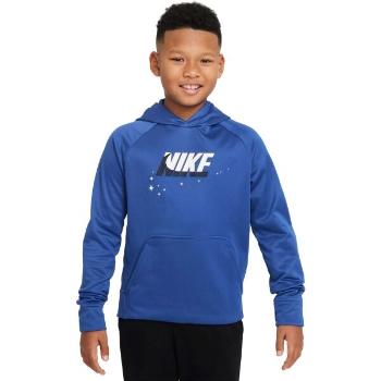 Nike TF PO HOODIE GFX 1 Chlapecká mikina, modrá, velikost L