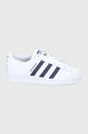 Dětské kožené boty adidas Originals Superstar GY3358 bílá barva