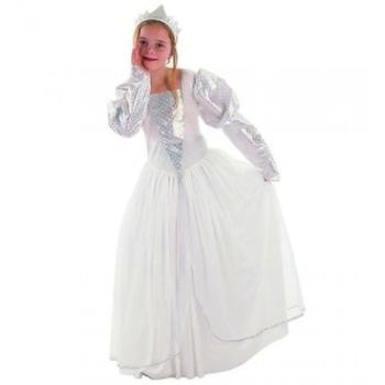 Made Dětský kostým Princezna bílá 6-8 let