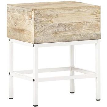 Noční stolek 40 x 30 x 50 cm masivní mangovníkové dřevo  (320920)