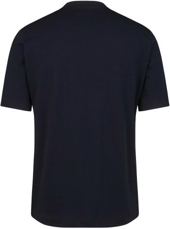 Rapha Logo T-Shirt - dark navy/hi-vis pink M