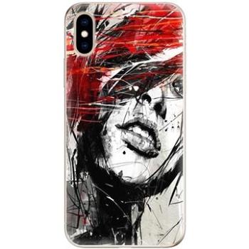 iSaprio Sketch Face pro iPhone XS (skef-TPU2_iXS)