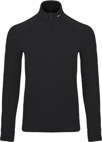 Kjus Mens Trace Midlayer Half Zip Black 52 Svetr