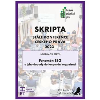 Skripta SKČP Fenomén ESG: a jeho dopady do fungování organizací (978-80-908724-1-7)