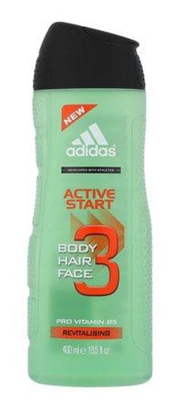 Adidas Sprchový gel a šampon pro muže 3 v 1 Hair & Body Active Start (Shower Gel, Shampoo, Face Wash) 400 ml, 400ml