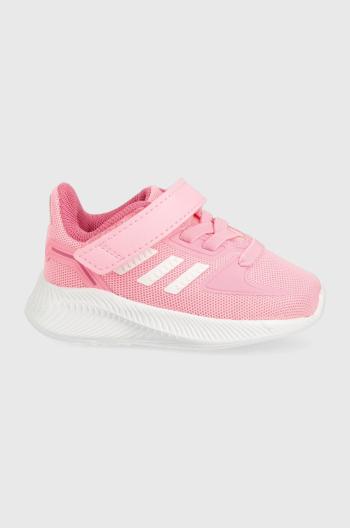Dětské sneakers boty adidas HR1403 růžová barva
