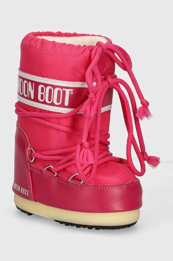 Dětské sněhule Moon Boot ICON NYLON růžová barva, 80D1400440