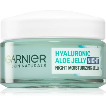 Garnier Hyaluronic Aloe Jelly noční gelový krém pro hydrataci a vyhlazení pleti 50 ml