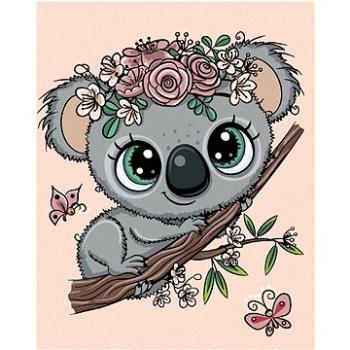 Malování podle čísel - Roztomilá koala na větvi (HRAbz33362nad)
