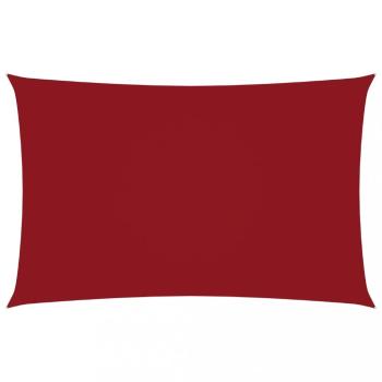Stínící plachta obdélníková 2 x 5 m oxfordská látka Dekorhome Červená