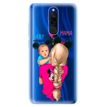 Odolné silikonové pouzdro iSaprio - Mama Mouse Blonde and Boy - Xiaomi Redmi 8