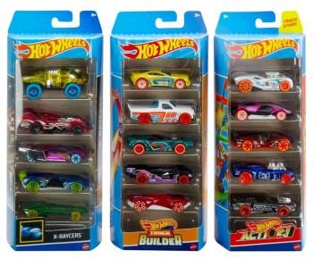 Hot Wheels Sada balení 5 ks angličáků 1 HNM04