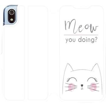 Flipové pouzdro na mobil Xiaomi Redmi 7A - M098P Meow you doing? (5903226938438)