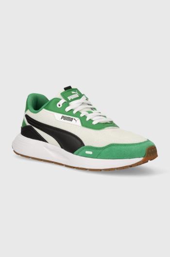 Sneakers boty Puma Runtamed Plus zelená barva, 391250