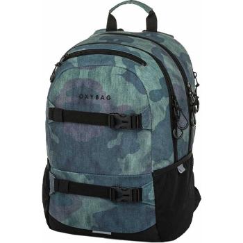 Oxybag SPORT CAMO Studentský batoh, tmavě zelená, velikost