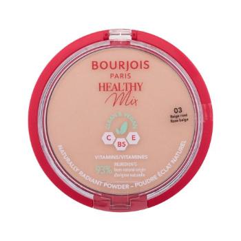 BOURJOIS Paris Healthy Mix Clean & Vegan Naturally Radiant Powder 10 g pudr pro ženy 03 Rose Beige