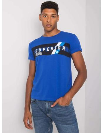 Tmavě modré pánské bavlněné tričko Kendrick