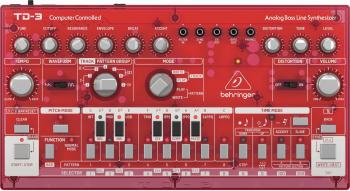 Behringer TD-3 Syntetizátor Transparent Red