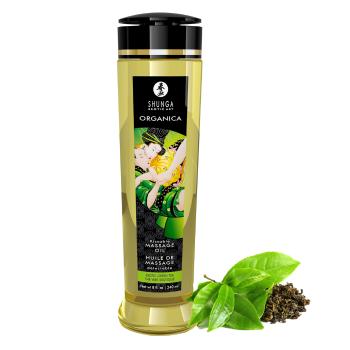Shunga Masážní olej Organica Erotic Green Tea 240 ml