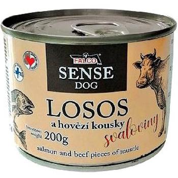 Falco Sense Dog losos a hovězí 6 × 200 g (8594725086095)