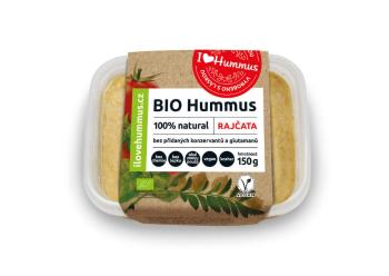 Hummus - cizrnová pomazánka s rajčaty 150 g BIO I LOVE HUMMUS
