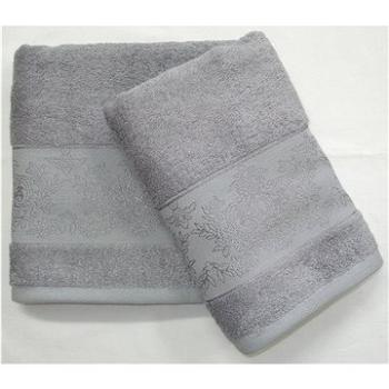 Praktik Bambusový ručník Jasmin šedý 50×100 cm (040000-0000JASMIE)