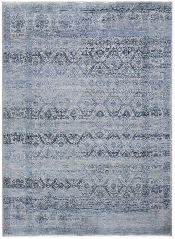 Diamond Carpets koberce Ručně vázaný kusový koberec Diamond DC-HALI B Silver/blue - 275x365 cm Modrá