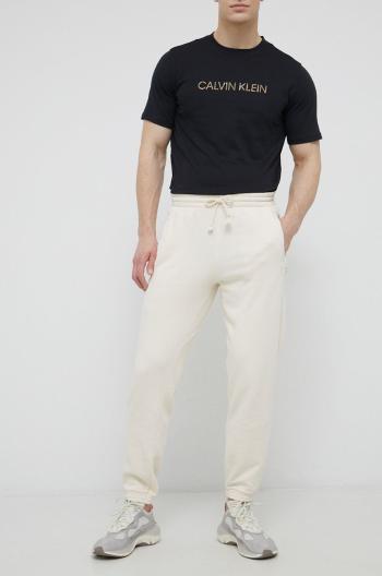 Bavlněné kalhoty Reebok Classic H54448 pánské, krémová barva, hladké