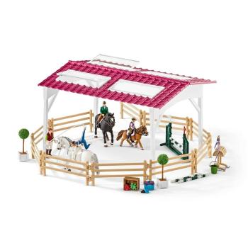 Schleich 42389 Jezdecká škola s jezdci a koňmi