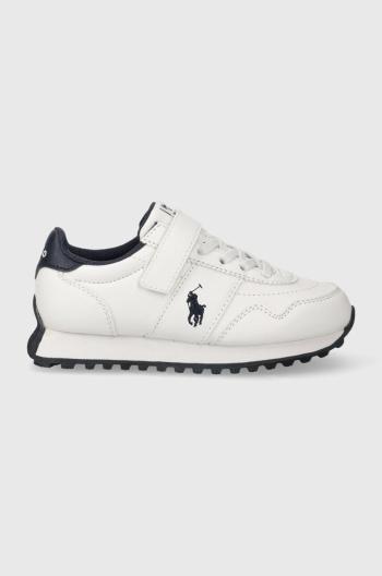 Dětské sneakers boty Polo Ralph Lauren bílá barva