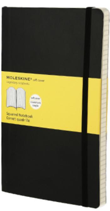 Moleskine - zápisník - čtverečkovaný, černý L