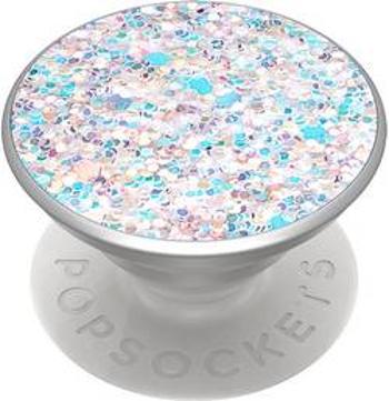 Stojan na mobilní telefon POPSOCKETS Sparkle Snow White N/A, stříbrná, třpytivý efekt