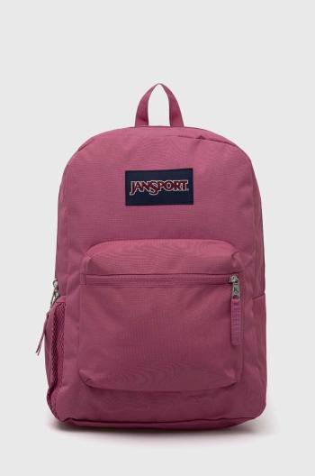 Batoh Jansport Cross Town růžová barva, velký, s aplikací, EK0A5BAI8O11