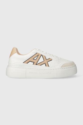 Sneakers boty Armani Exchange bílá barva, XDX147 XV830 K722