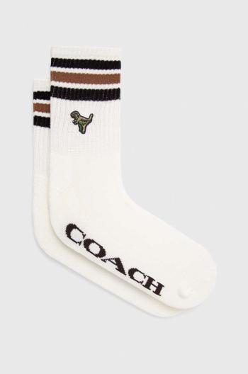 Ponožky Coach béžová barva