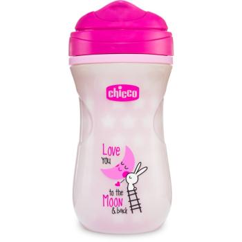 Chicco Shiny Termo termohrnek 14m+ Pink 266 ml